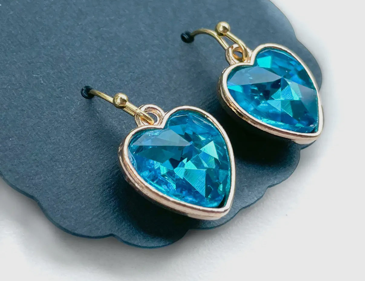 Calypso Water Heart Earrings