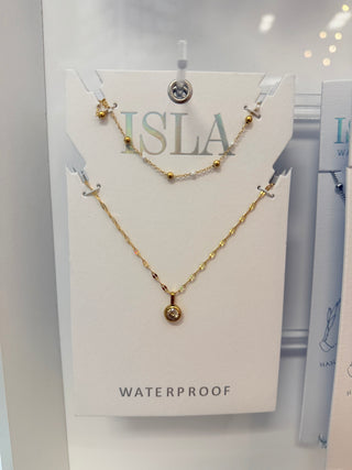 Isla "Here's The Skinny" Enamel Necklaces 2-Pack
