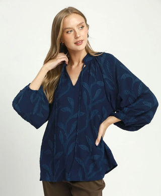 Umgee Autumn Vine Peasant Blouse