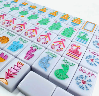 The Scandinavian Folk Art Series Mahjong with Nordic Style
