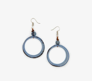 Ring of Life Hand-carved earrings