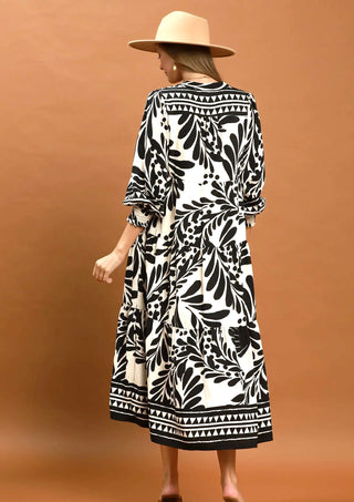 Umgee Monaco Moments Midi Dress