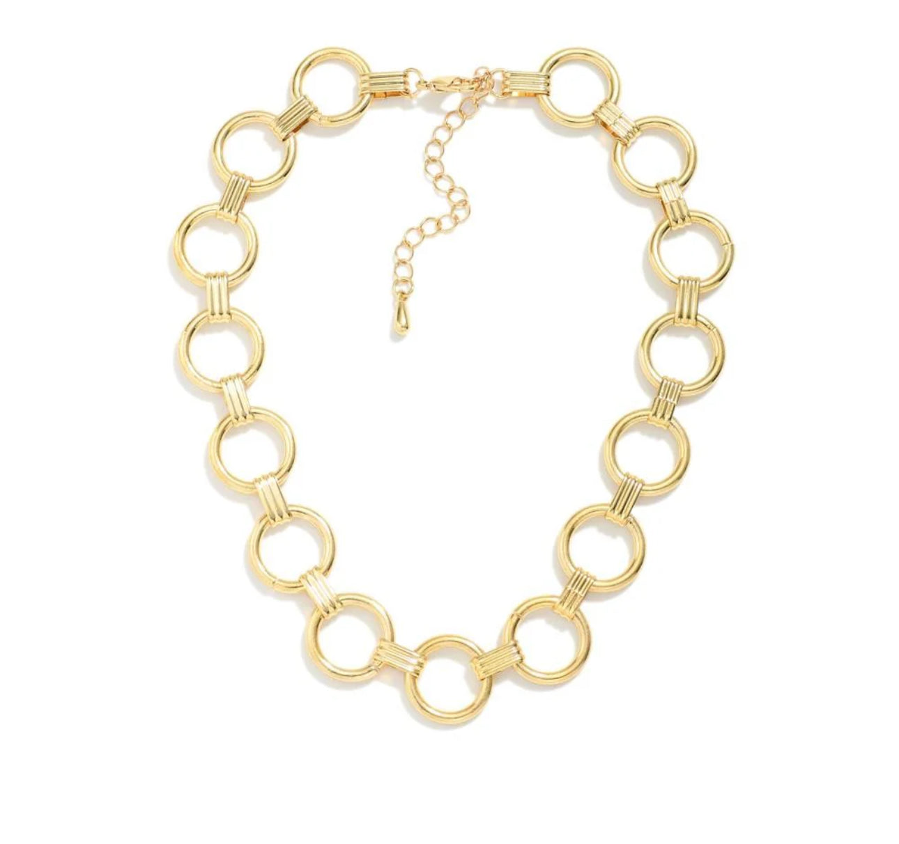 Large Rolo Chain Link Necklace