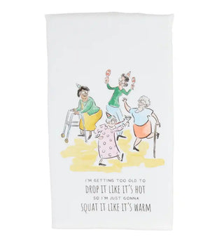 Squat It Like It’s Warm - Kitchen Towel
