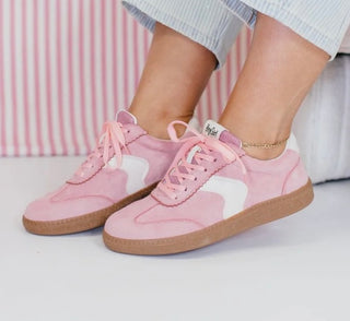 Corky's Light Pink Spoiler Alert Sneakers