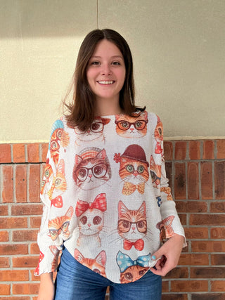 Kitty Dress-Up One Size Sweater