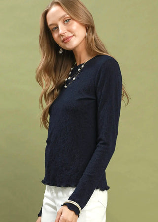 Umgee Chelsea Textured Top