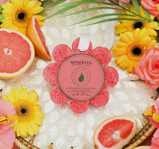 New Spongelle Soap infused Flower Sponge