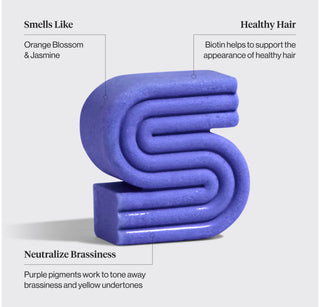 KITSCH Purple Toning Shampoo Bar for Color Treated & Grey Hair