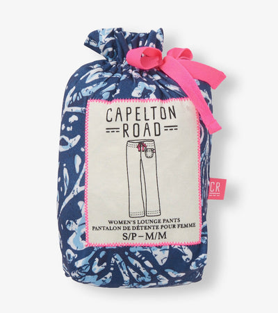 Capelton Road PJ Pants In A Bag - Batik Flowers