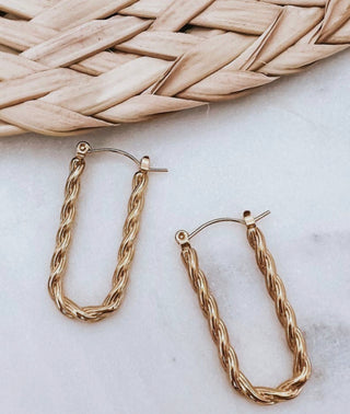 Water Safe Elonie Gold Earrings