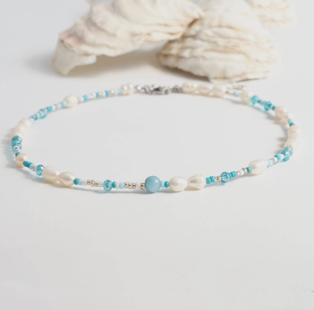 Nauset Beach Pearl Choker Necklace