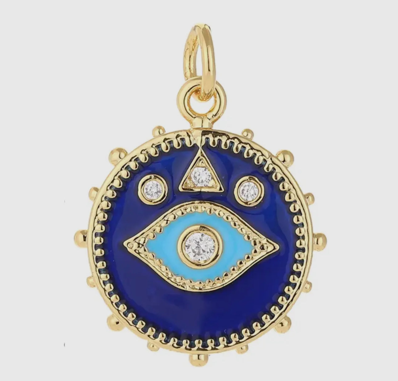 Blue Eye Charm For Charm Necklace & Bracelet