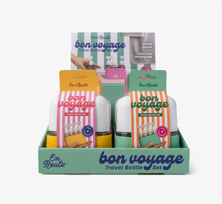 En Route Bon Voyage 4 Piece Travel Bottles