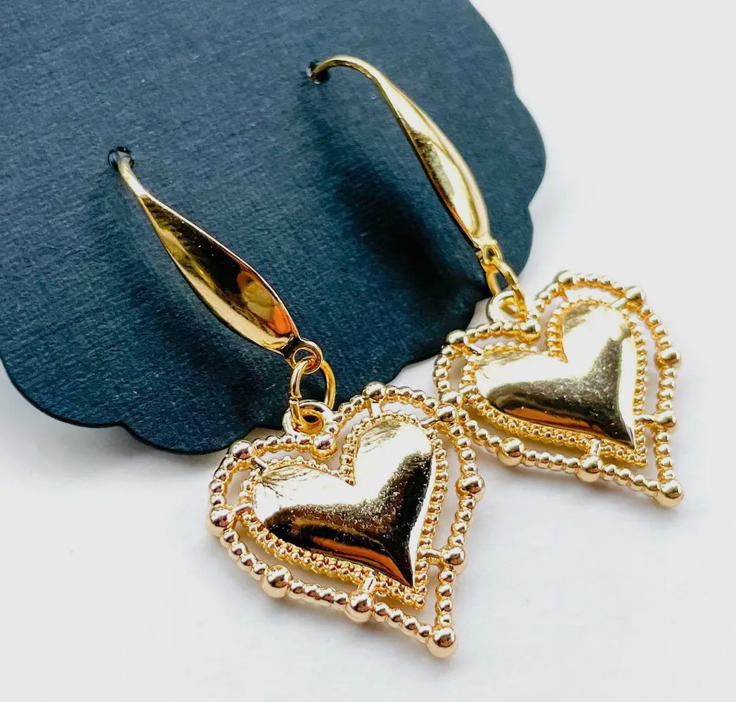 Surround yourself heart earrings