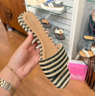 Corkys Black Natural Raffia Our Lil Secret