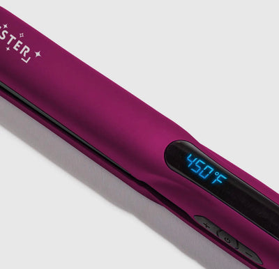 Glister 1.25" Digital Tourmaline Flat Iron Sangria w/ Display