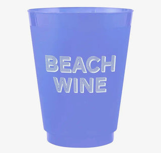 Beach Wine pack of 8 Frost Cups