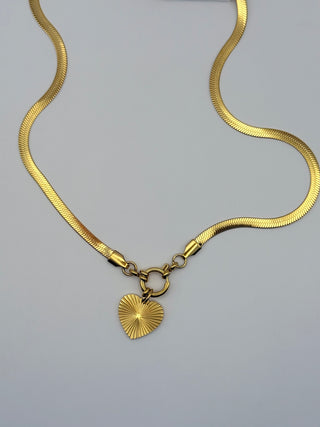 Isla Bursting with Charm Heart Necklace