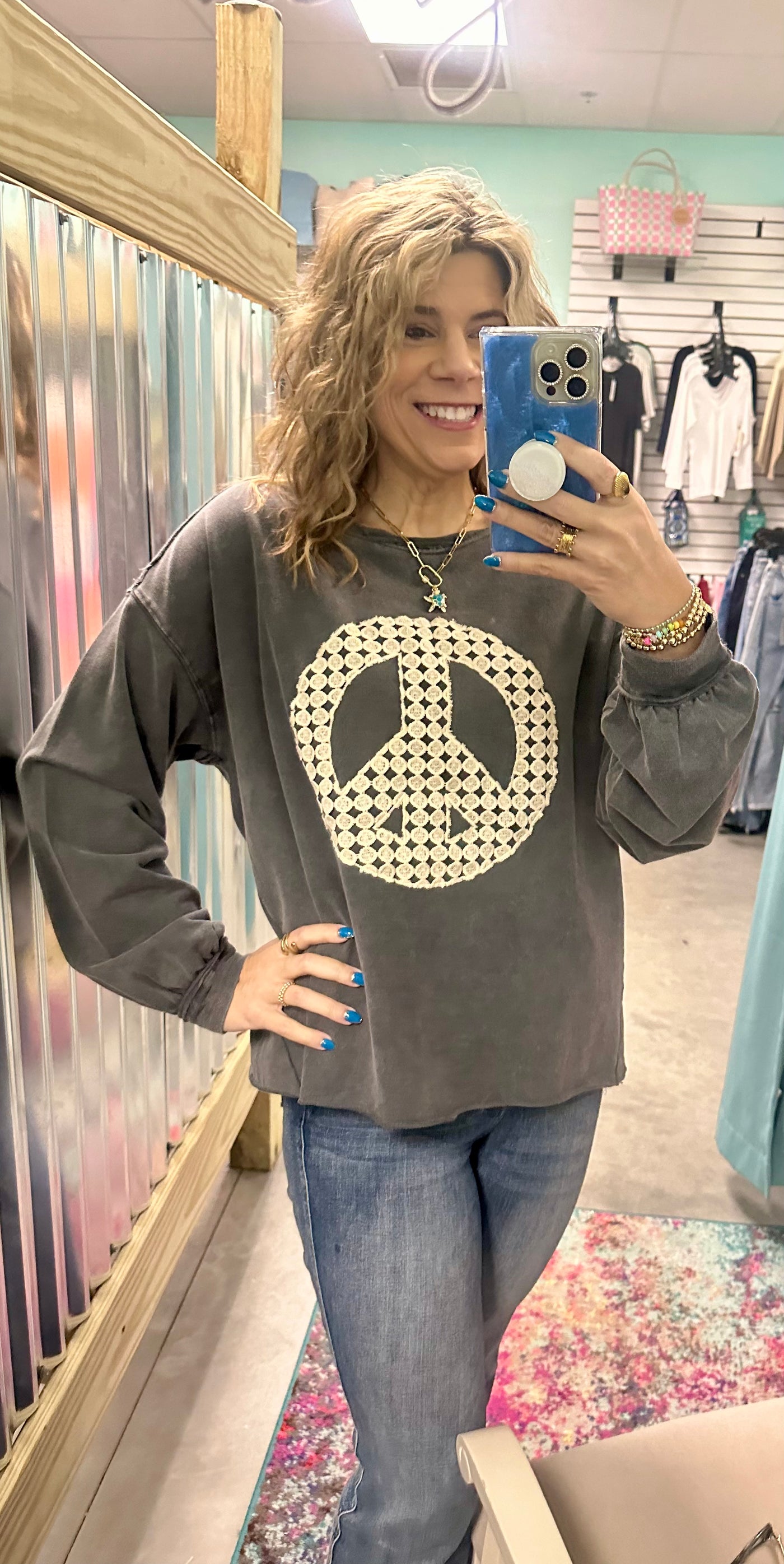 Umgee Peace of Lace Sweater