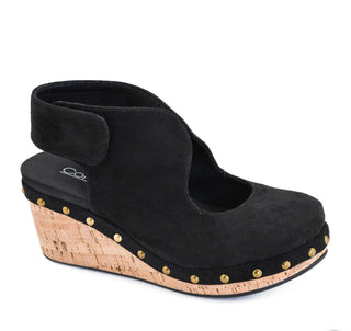 Corkys Oh It's You Wedge Sandal - Black
