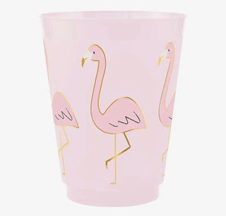 Flamingo Party pack of 8 Frost Cups