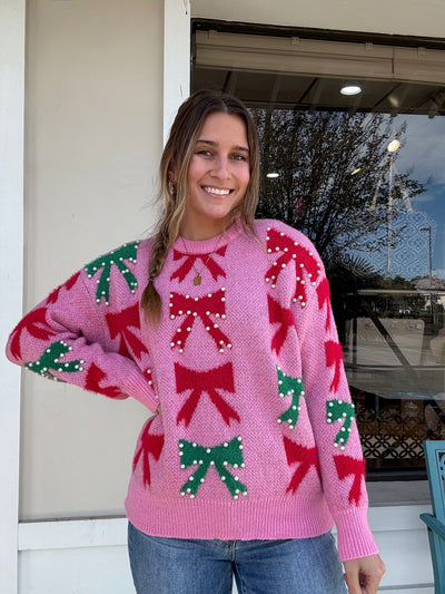 A Bow-utiful Holiday Sweater