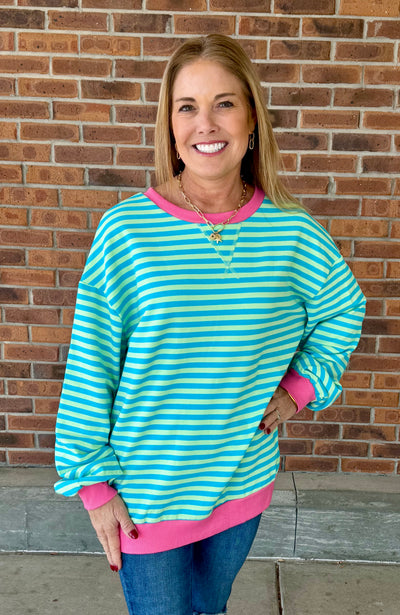 Candy Striping on Trend Top