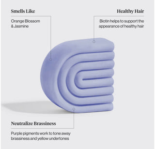 KITSCH Purple Toning Conditioner Bar for Color-Treated & Grey Hair