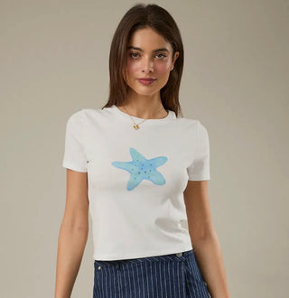 Salty Starfish Embellished Tee