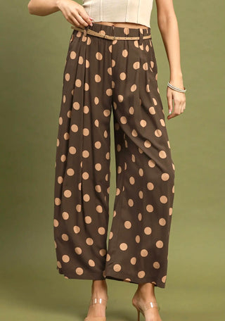 Umgee Espresso Dot Pants