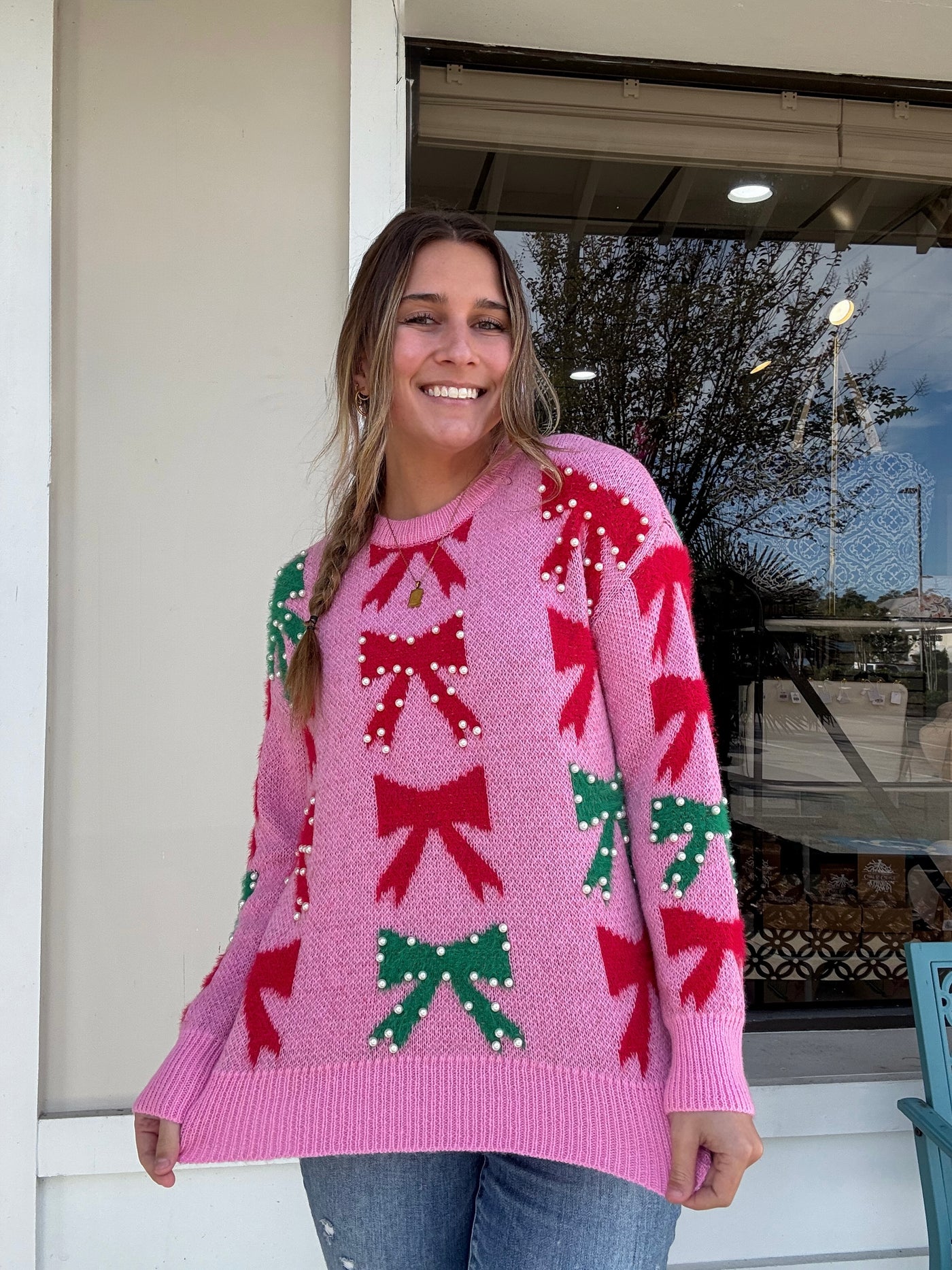 A Bow-utiful Holiday Sweater