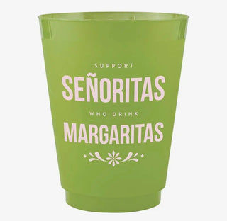 Senoritas & Margaritas Pack of 8 Frost Party Cups