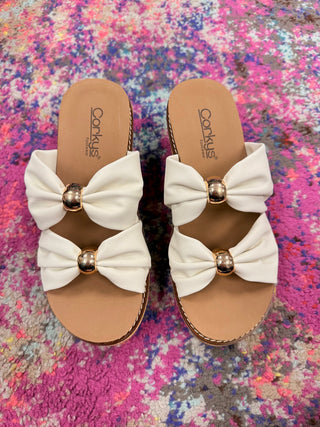 Corky's Miss Understood Wedges - Ivory