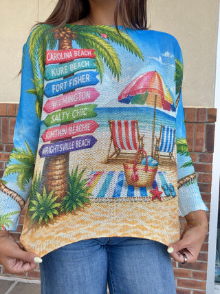 Beach Destination One Size Sweater