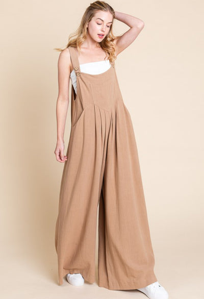 Washed Linen Jumpsuit