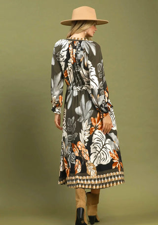 Umgee Espresso Oasis Maxi Dress
