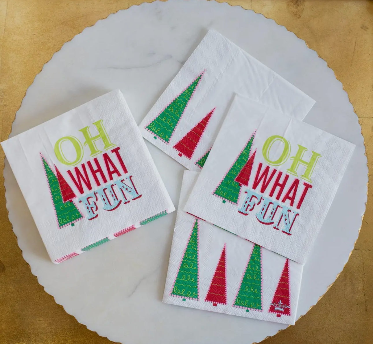 Oh What Fun Cocktail Napkins