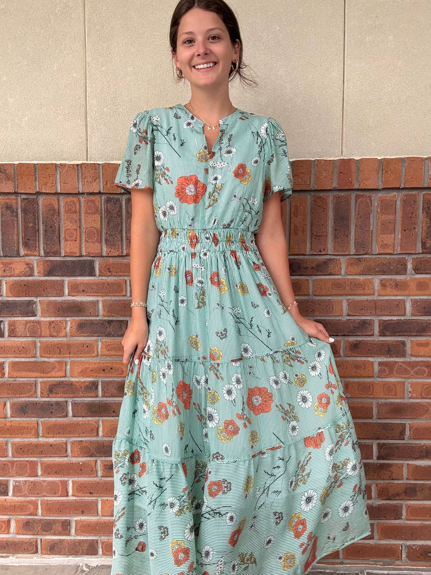 Umgee Madison Striped Dress