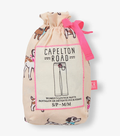 Capelton Road PJ Pants In A Bag - Cute Pups