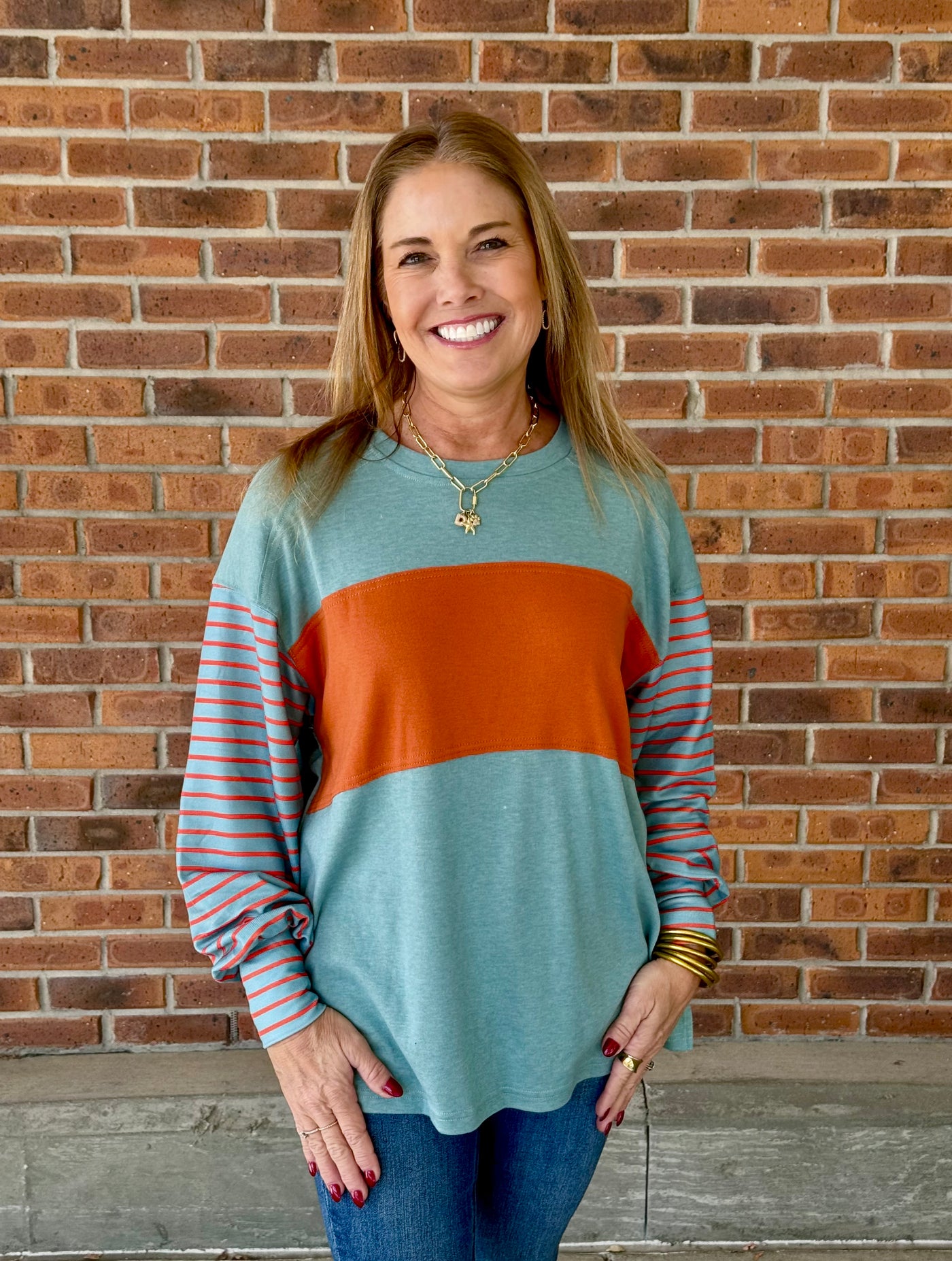 Chloe Colorblock Knit top