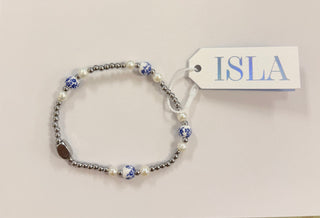 Isla Mediterean Floral Stretch Bracelet