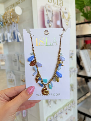 Isla "It's a Shore Thing" - Seaglass Strands Necklace