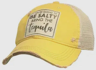 If youre gonna be Salty Distressed Trucker Cap