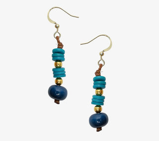 Mika Hand-carved earrings