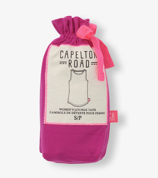 Capelton Road Scoop Neck PJ Tank In A Bag - Rose Violet