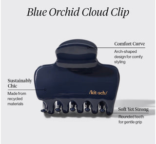 KITSCH Blue Orchid Cloud Claw Clip - Medium