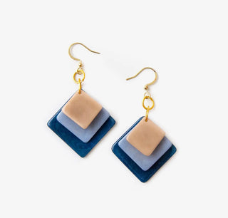 Minerva Hand-carved earrings