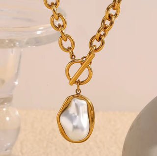Pearl Nugget Chunky Necklace