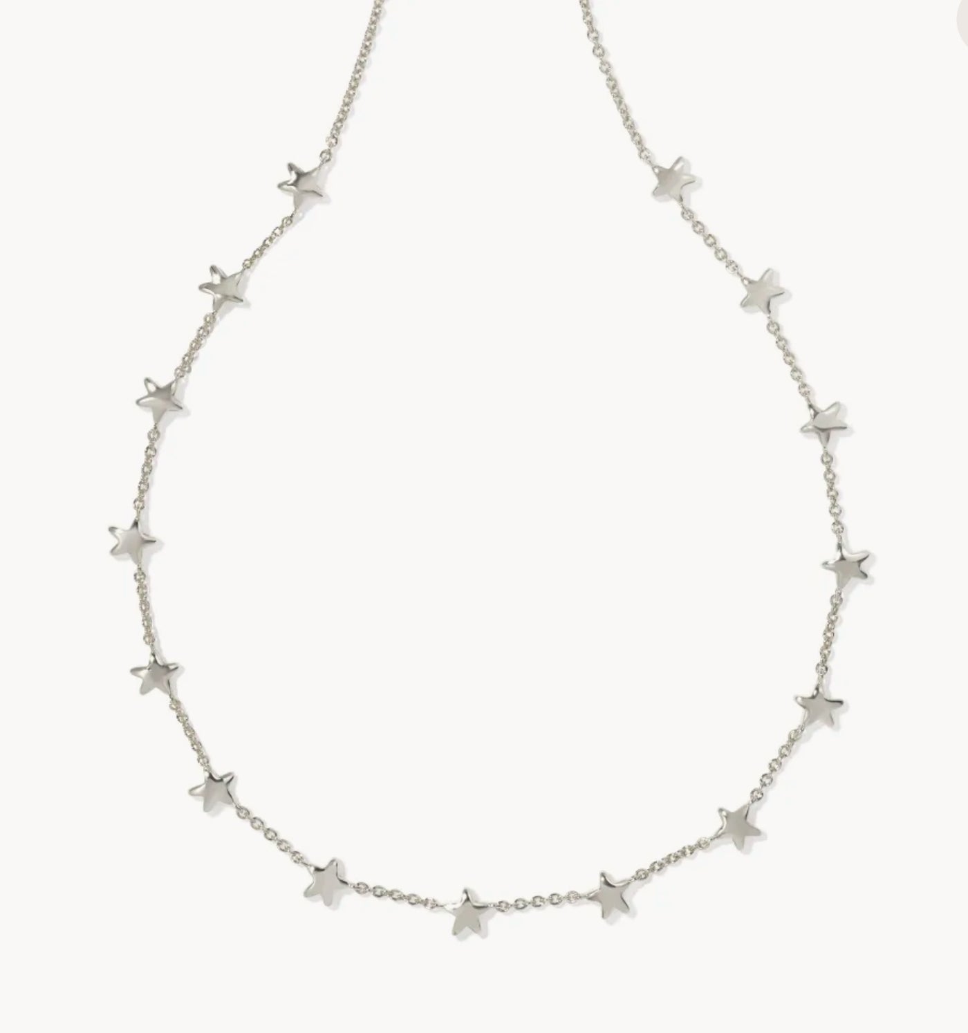 Sierra Star Strand Necklace in Silver